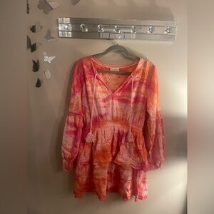 Ciebon Ombre Embroidered Eyelet Dress